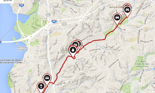 Reedy Creek Greenway map