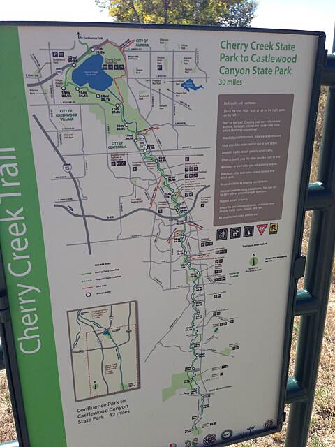Cherry Creek Bike Path Denver Map - Cherry Creek Regional Trail 118108 640